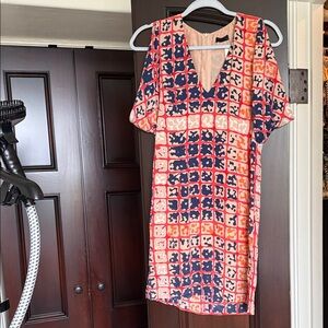 Wren silk pattern dress size 2